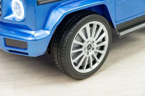Детский джип Mercedes-Benz  G500 полный привод синий лак