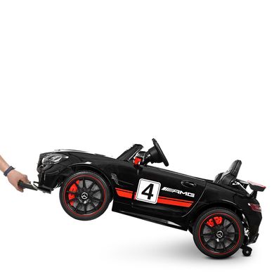 Дитячий електромобіль Mercedes-Benz GT4 AMG чорний лак