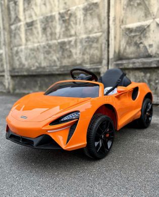 Детский электромобиль McLaren 4х4 (полный привод) оранжевый лак