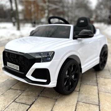 Дитячий електромобіль Audi RS Q8 білий