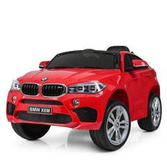 Детский электромобиль BMW X6M new красный