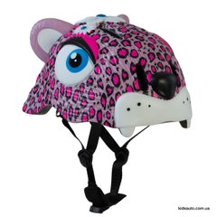 Дитячий шолом Crazy Safety Pink Leopard (рожевий леопард)