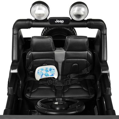 Дитячий електромобіль Jeep Wrangler Rubicon повний привод MP3 чорний