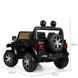 Дитячий електромобіль Jeep Wrangler Rubicon повний привод MP3 чорний