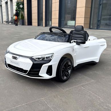Дитячий електромобіль Audi RS e-tron GT білий MP4 Дитячий електромобіль Audi RS e-tron GT білий MP4