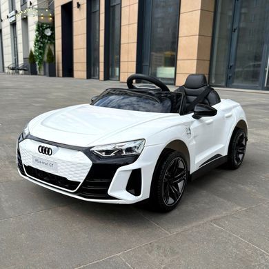Дитячий електромобіль Audi RS e-tron GT білий MP4 Дитячий електромобіль Audi RS e-tron GT білий MP4