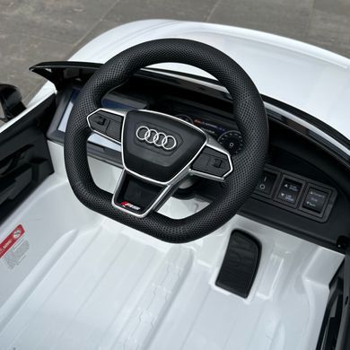 Дитячий електромобіль Audi RS e-tron GT білий MP4 Дитячий електромобіль Audi RS e-tron GT білий MP4