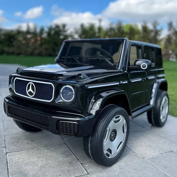 Дитячий джип Mercedes-Benz EQG (повний привод) чорний лак