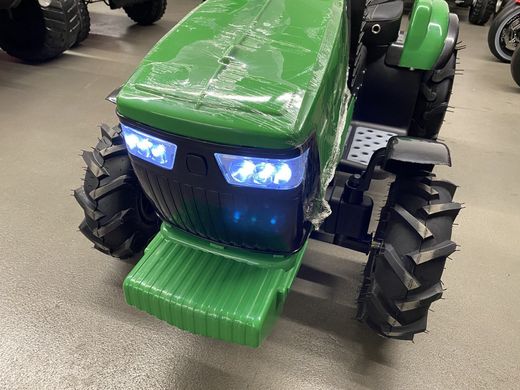 Трактор Farmer з причепом (надувні колеса + пульт) зелений