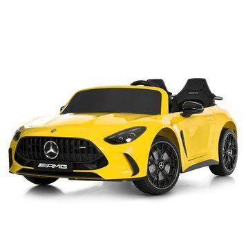 Дитячий електромобіль Mercedes-Benz жовтий