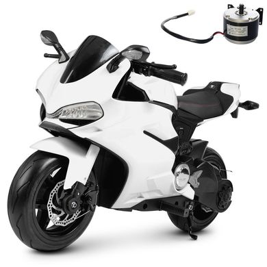 Мотоцикл Ducati style 24V білий