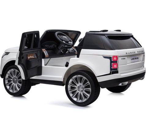 Двухместный Range Rover (4WD, МР4 планшет) белый