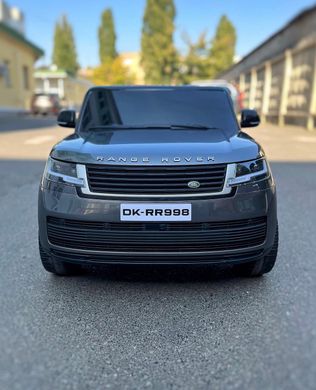 Детский двухместный джип Range Rover 4х4 (полный привод) серый лак