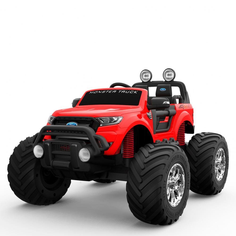 Ford Ranger Monster 4WD с планшетом МР4 (red) - Детские электромобили  Kidsauto