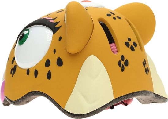 Дитячий шолом Crazy Safety Leopard (жовтий леопард)