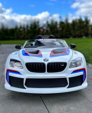 Детский электромобиль BMW M6 GT3 белый