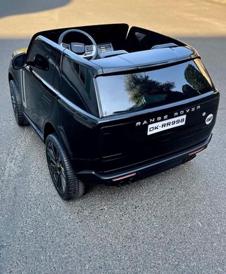 Детский двухместный джип Range Rover 4х4 (полный привод) чёрный