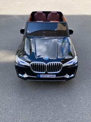 Двухместный BMW X7 4Х4 чёрный лак