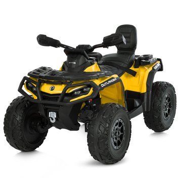 Дитячий квадроцикл Can-am жовтий