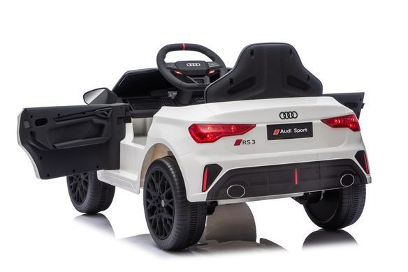Дитячий електромобіль Audi RS3 білий