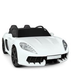 Детский электромобиль двухместный Superсar XXL белый