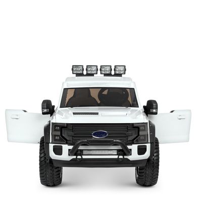 Дитячий двомісний джип Ford Super Duty 24V білий