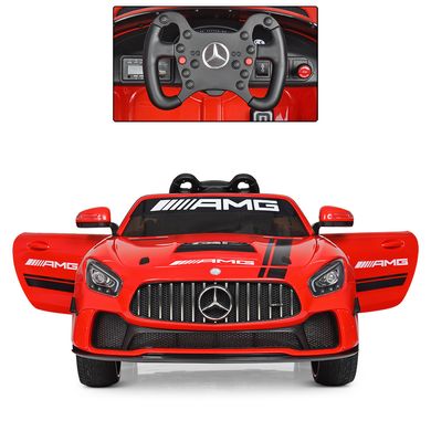 Дитячий електромобіль Mercedes-Benz GT4 AMG червоний