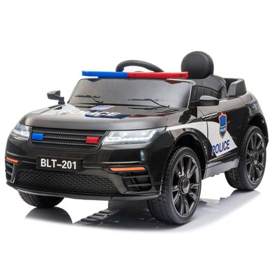 Дитячий поліцейський електромобіль Velar Police  чорний