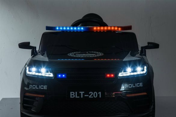Детский полицейский электромобиль Velar Police  чёрный
