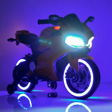 Детский электромотоцикл мотоцикл Ducati Style 12V синий лак