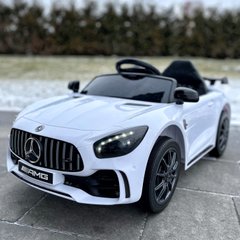Дитячий електромобіль Mercedes GT R (білий)