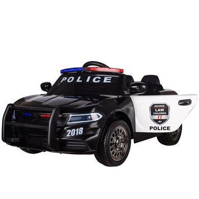 Полицейская машина Charger Police с мигалками черная