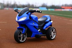 Триколісний мотоцикл Moto S з пультом синій