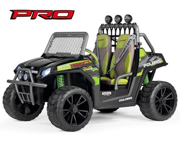 Двомісний багі Peg-Perego Polaris RZR Pro Green Shadow