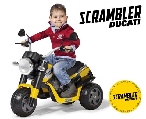 Мотоцикл трехколесный PEG-PEREGO Ducati Scrambler
