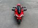 Триколісний мотоцикл Moto S з пультом та надувними колесами червоний