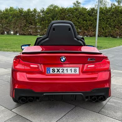 Дитячий електромобіль BMW M5 червоний лак