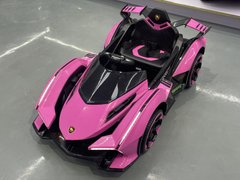 Дитячий електромобіль Lamborghini рожевий
