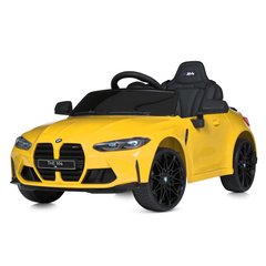 Дитячий електромобіль BMW M4 жовтий