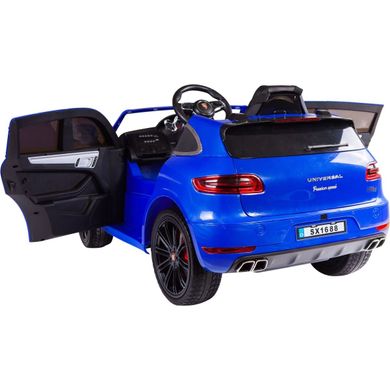 Porsche Macan style c МР4 видео-планшетом синий