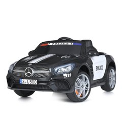 Дитячий електромобіль Mercedes-Benz Police SL500 AMG чорний
