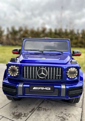 Детский электромобиль Mercedes-Benz G63 AMG  синий лак