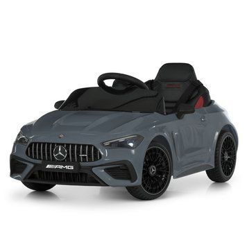 Дитячий електромобыль Mercedes-AMG CLE 63 сірий