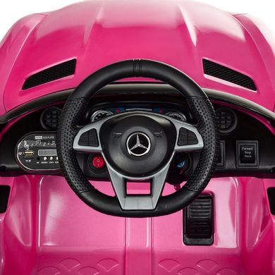 Детский электромобиль Mercedes GT style розовый лак