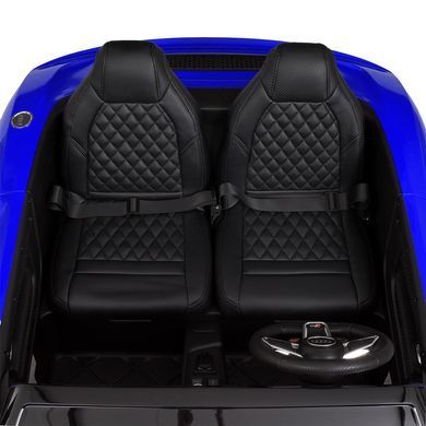 Дитячий двомісний електромобіль Audi R8 синій