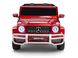 Детский двухместный джип Mercedes-Benz G63 AMG полный привод красный лак