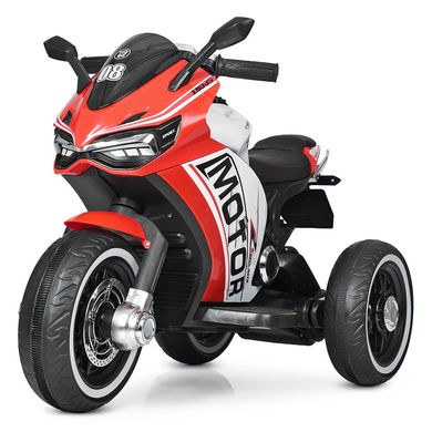 Трехколёсный мотоцикл Super Moto красный