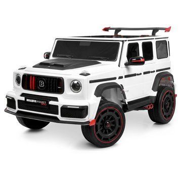 Дитячий двомісний джип Mercedes Brabus білий
