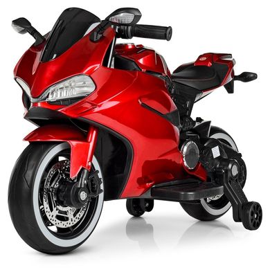 Детский єлектромотоцикл мотоцикл Ducati style красный лак