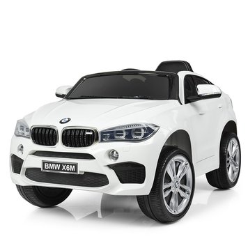 Дитячий електромобіль BMW X6M premium білий